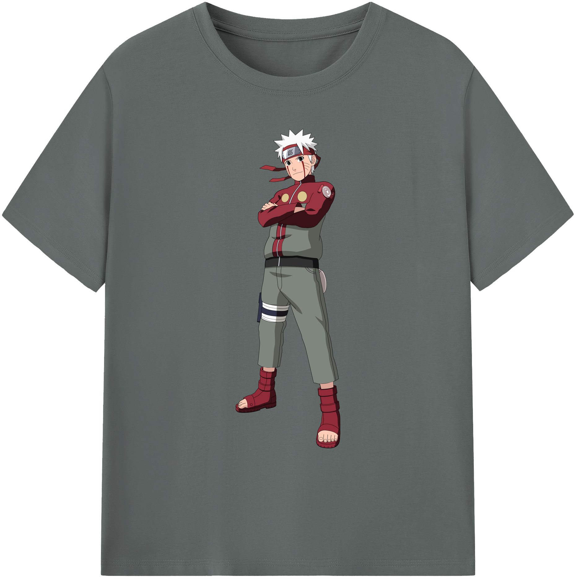 （画像用） NARUTO -ナルト- うずまき ナルト Uzumaki Naruto 綿100％ メンズ半袖Tシャツ｜肌触りやわらか＆通気性